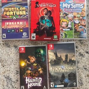 5 Games Nintendo Bundle incl Harry Potter Legacy